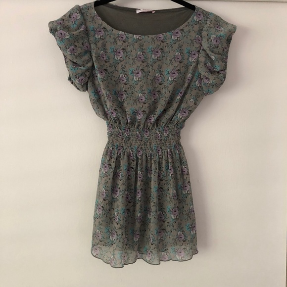 orsay Tops - Orsay Ruched Waist Floral Top